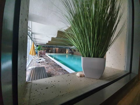 Indoor pool, a heated pool