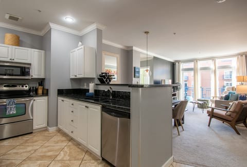 Fully equipped kitchen with Stainless Steal Appliances 