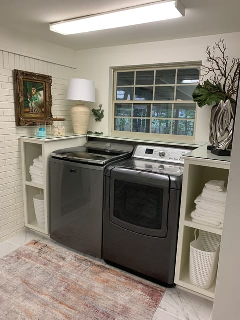 Laundry room with supplies included