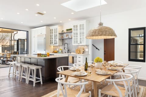 Dining area located off the kitchen.