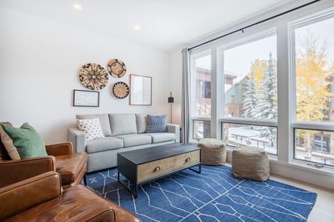 Light and bright and steps from the chairlift!