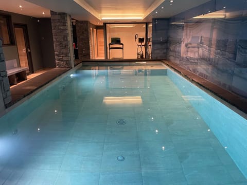 Indoor pool, a heated pool