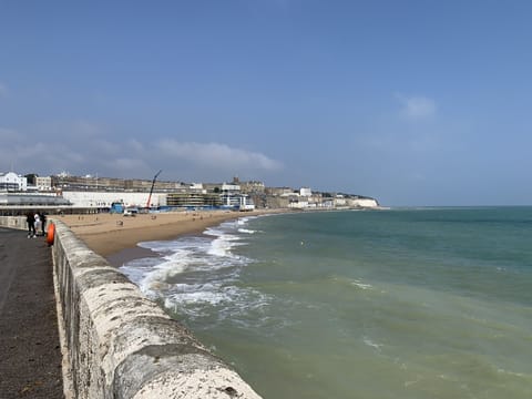 On the beach