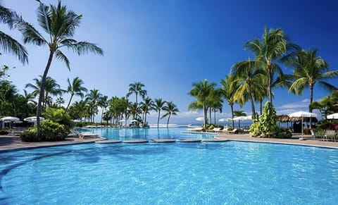 Outdoor pool, a rooftop pool