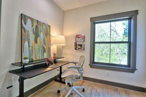 Private office space on the main floor