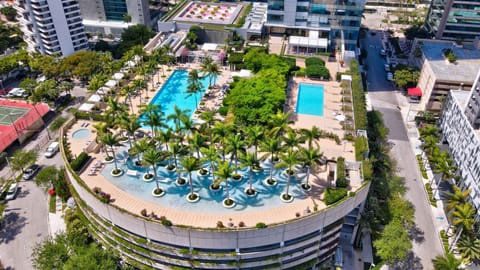 Indoor pool, outdoor pool