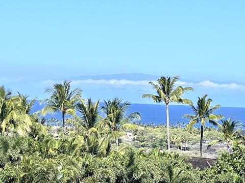 View of ocean and Maui from the main lanai.