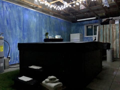 Hot Tub, fireplace, extra guest space. 