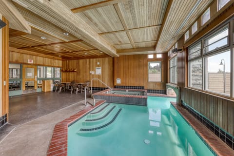 Indoor pool, a heated pool