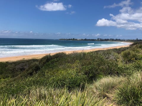 Beach nearby, sun loungers