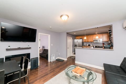 Open comfortable apartment with ROKU TV