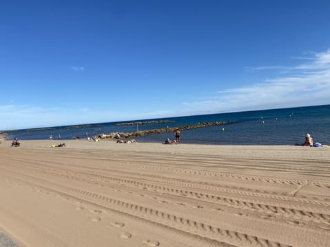 Beach nearby, beach towels