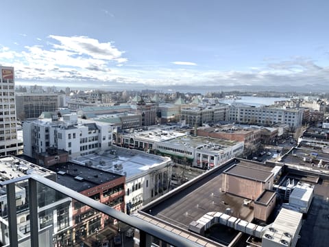 View from the private balcony