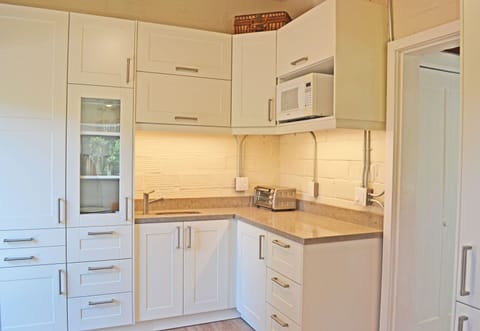 Pantry and cocktail counter all kitted out for entertaining