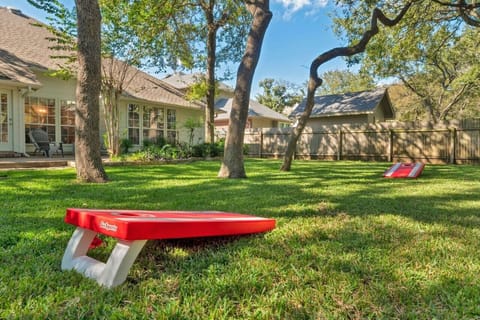 Enjoy Texas` favorite outdoor game - Cornhole!