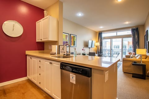 Fully Equipped Kitchen with Stainless Steel Appliances