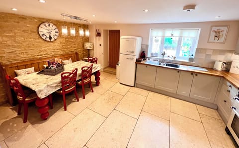 Large dinner table perfect for entertaining