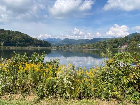 View outside the front of our home