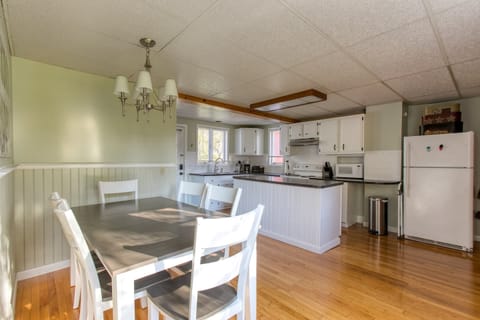 Appreciate the convenience of the kitchen adjoining the dining area