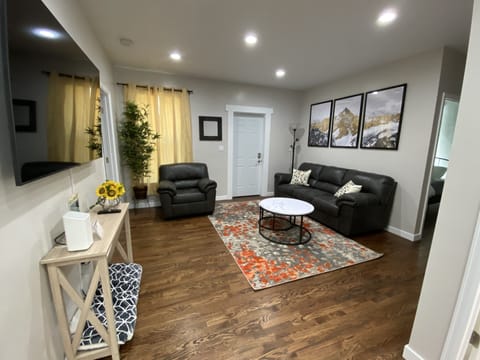 Living room with sofa bed