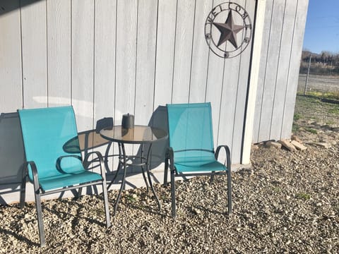 Take in the views of the Gunnison Gorge. Smoking is allowed outside.