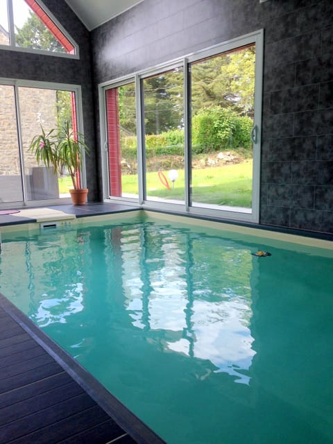 Indoor pool, a heated pool