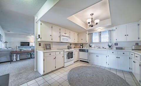 Kitchen equipped with Keurig and regular coffee maker