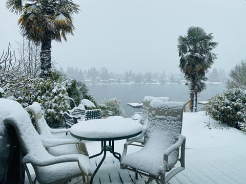 Snow view at the upper deck