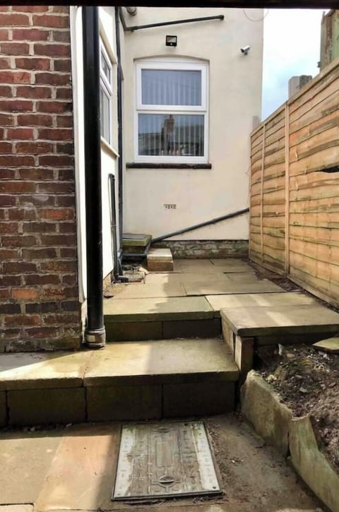 Private back yard area