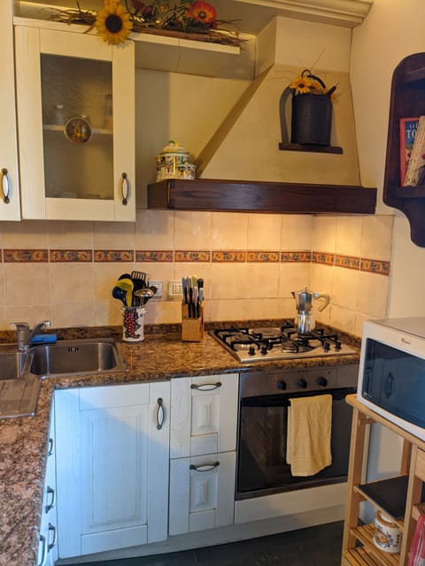 4 gas an 1 electric burner stove with dishwasher, microwave