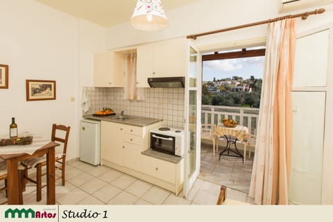 Studio 1, kitchenette view