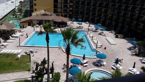 Indoor pool, outdoor pool