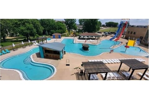 Indoor pool, outdoor pool