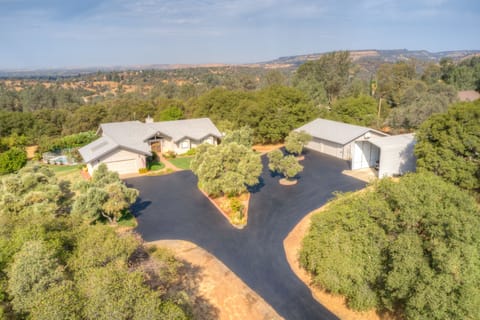 Driveway aerial view