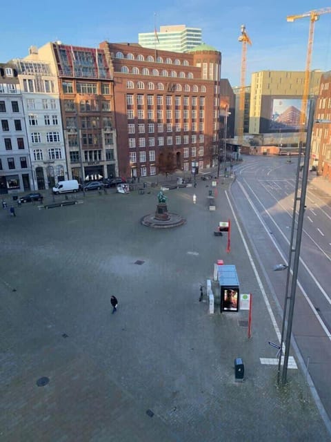 Blick aus dem Apartment auf den Gänsemarkt