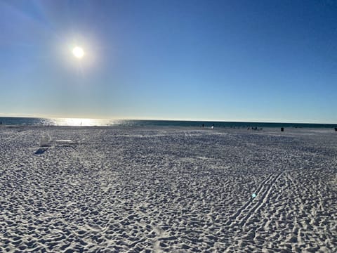 On the beach