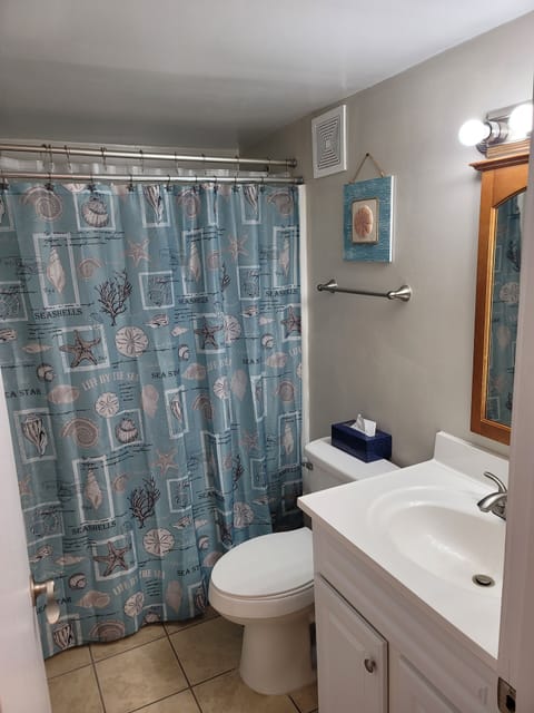 Bathtub, towels, toilet paper