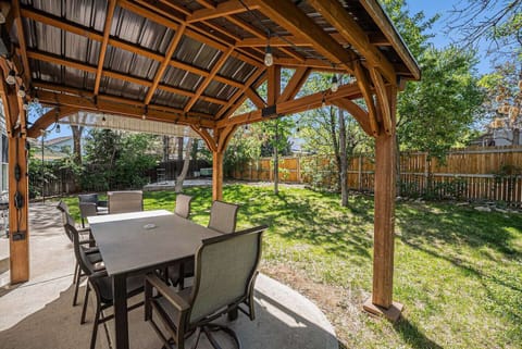 The expansive lawn create the ultimate backyard hangout.