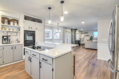 Kitchen built for entertaining.