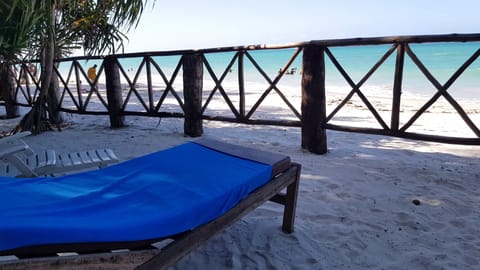 Sun loungers, beach towels