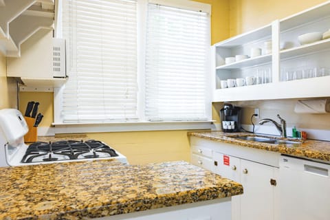 Fully stocked kitchen