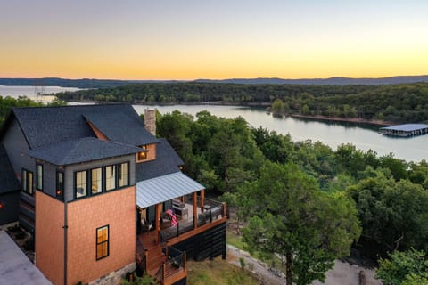 Luxury Table Rock Lake Chalet with stunning finishes and a deck you dream about