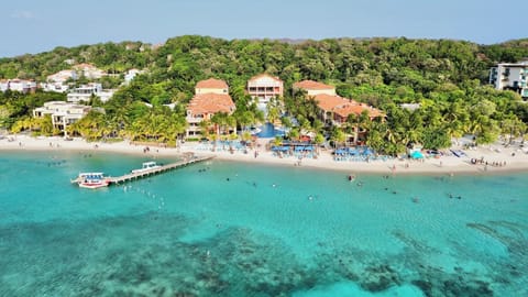 On the beach, sun loungers, beach towels