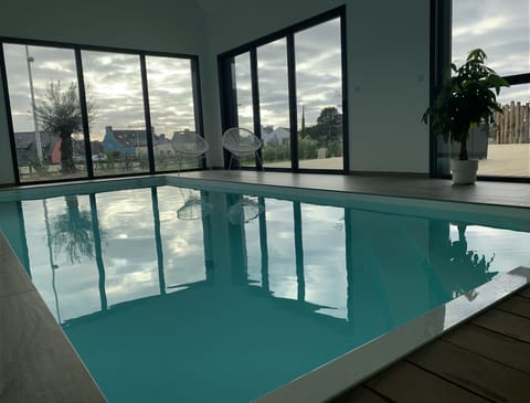 Indoor pool, a heated pool