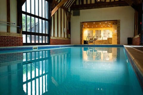 Indoor pool, a heated pool