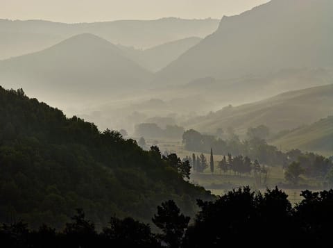Area that directly surrounds the property. view into the valley
