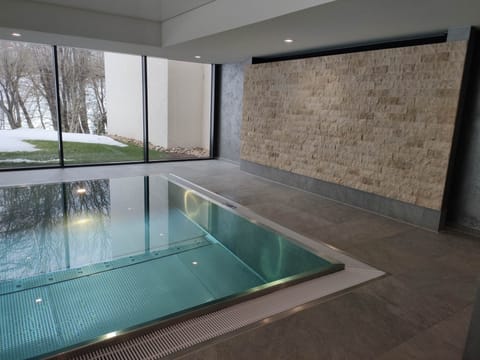 Indoor pool, a heated pool