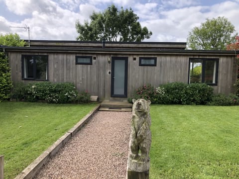 Entrance door and path from car parking