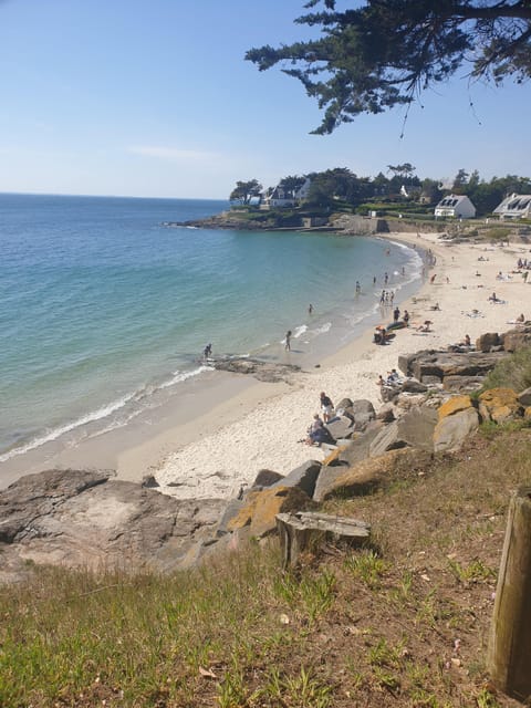 Beach nearby, sun loungers