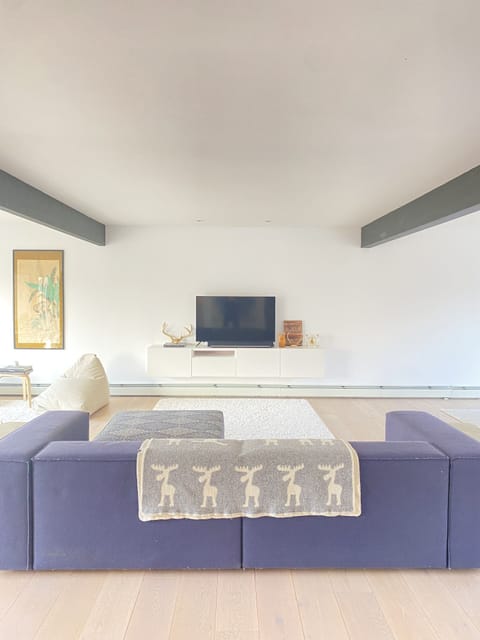Livingroom with Sonos Playbar and Roku TV